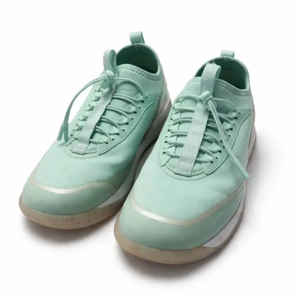 Clove Aero Running Nursing Shoes Textile Mint Green Women 9 Iridescent Modern